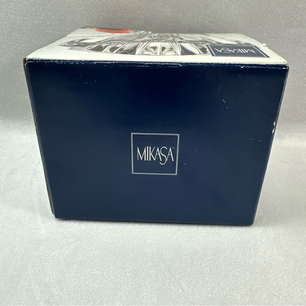 Mikasa Crystal Votive Glass Decorative Sigma Candle Holder - Picture 10 of 14